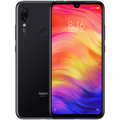 

Millet red rice Redmi Note7 AI double camera 3GB32GB bright black full Netcom 4G dual card dual standby water drop full screen photo game smartphone