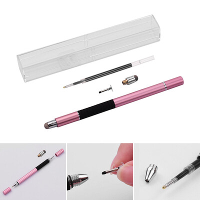 

3 in 1 Precision Stylus Pen with Refill&Disc Tip&Fiber Tip Capacitive Touchscreen Stylus Pen Set For Cellphone Tablet Sil