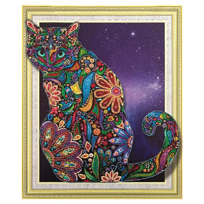 

Special Shaped Diamond Painting DIY 5D Partial Drill Cross Stitch Kits Crystal Rhinestone Arts 3030 NO6