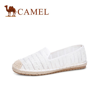 

Camel CAMEL ladies fresh&comfortable lace set flat sole shoes A912266154 white 38