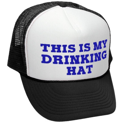 

Guacamole This is My Drinking Hat - Drunk Party Beer - Adult Trucker Cap Hat