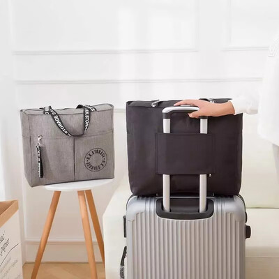 

Jinghuisi Chuang JH0438 travel portable storage bag can be set trolley case gray finishing package
