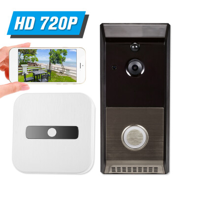 

WiFi Smart Wireless Security DoorBell Smart HD 720P Visual Intercom Recording Video Door Phone With Indoor Ding-Dong APP Remote Ho