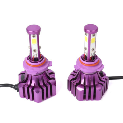 

9005 B3 2PCS Led Cob LED Chip Car Headlamp 36W 6500k White Light 8000LM Car Bulb Fog Light