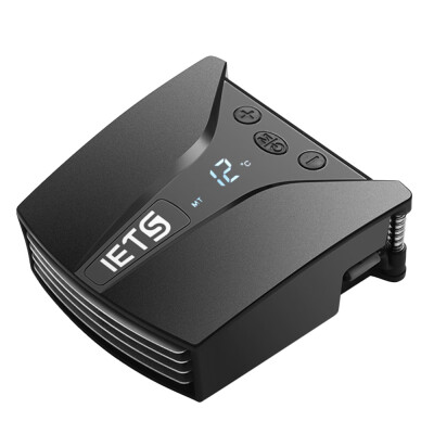 

IETS 6 GT202 USB Laptop Fan Cooler wTemperature Display Notebook Radiator Rapid Cooling Adjustable Speed Auto-Temp Detection Indu