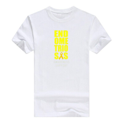

Endometriosis Awareness Support Yellow Ribbon T-Shirt