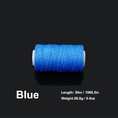 

10mm 50 Meters Long Flat Waxed Thread Waxed String for Leather Sewing