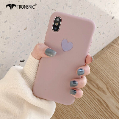 

TRONSNIC Love Heart Phone Case for iPhone 6 6s Plus Blue Matte Case Green Pink Luxury Love Cover Capa