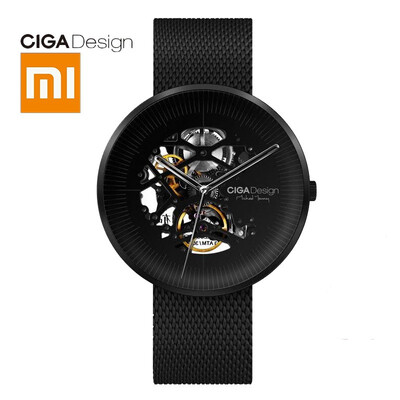 

XIAOMI CIGA Design watch hollow mechanical watch MY series fashion waterproof men&women automatic mechanical watch double-sided hollow black