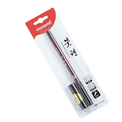 

Korea Munami monami soft head pen science soft brush elastic soft pen beauty pen gift supplement ink 1 set card 04019