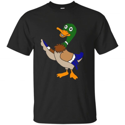

Funny Mallard Duck Cartoon HuntingTee Best Gifts Tee T-Shirt for Men