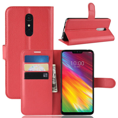 

for LG G7 Fit WIERSS Wallet Phone Case for LG G7 G7 Fit Plus Fit 4GB 32GB 4GB 64GB Flip Leather Cover Case Etui Fundas Capa