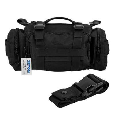 

Multi-purpose Heavy-duty Waterproof 800D Nylon Oxford Outdoors Cycling Bicycle Bike Bag Shoulder Waist Bag