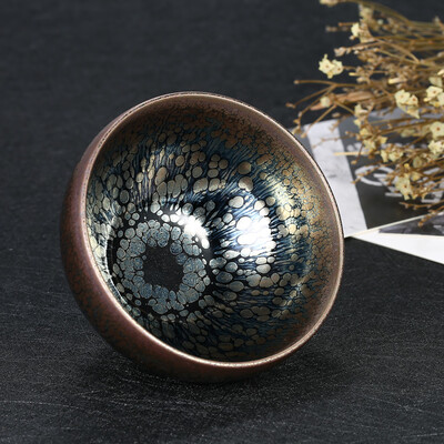 

Chinese Tea Cup Jianzhan Mini Tea Bowl Tenmoku Tea Cup Chinese Kungfu Tea Cup Chinese National Arts&Crafts Chawan from Chinese