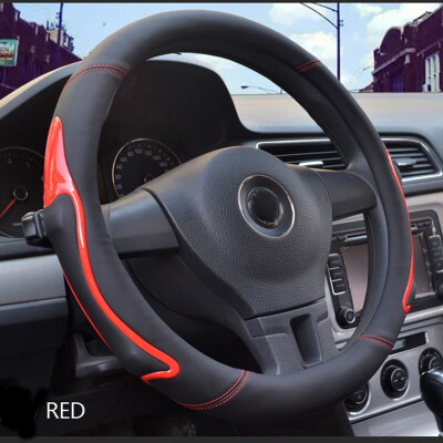 

Car Interior Accessory Fashion Colorful Micro Fiber Leather Car Steering Wheel Cover Protection for Most of cars Steering Wheel