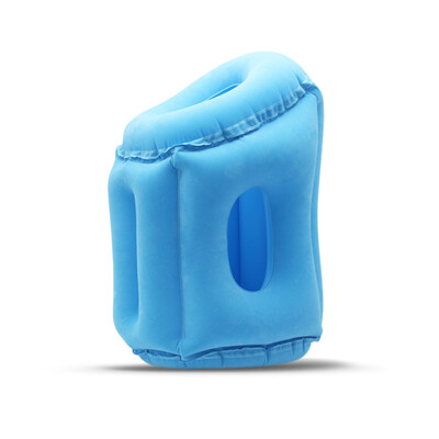 

Travel Pillow Inflatable Pillows Air Soft Cushion Trip Portable Innovative Products Blue M Push Type