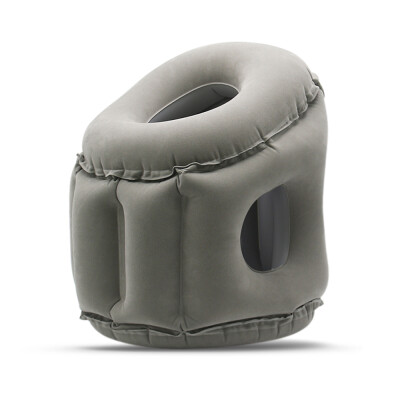 

Travel Pillow Inflatable Pillows Air Soft Cushion Trip Portable Innovative Products Blue  Push Type