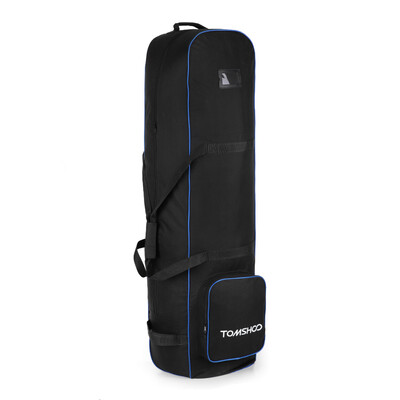 

TOMSHOO Golf Bag Smooth Rolling Golf Travel Bag Cover Case Carrier with Wheels