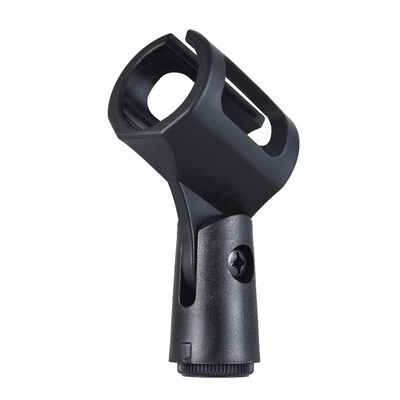 

M-8 Plastic Mic Clip Microphone Holder φ28mm 38" Screw Hole Adjustable Tilting Angle for All 28mm Diameter Handheld Transmitters