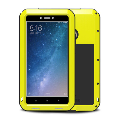 

Metal Aluminum Phone Cover Xiaomi Mi Max 2 Case Cover Armor Shockproof Xiaomi Mi Max2 Case For Xiaomi Mi Max 2 Gorilla Glass