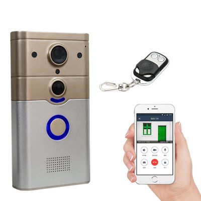 

Wireless WiFi Smart Camera with PIR Alarm for Real-time Video & Call Unlock Photograph Videotape by Mobile APP & Tablet PC