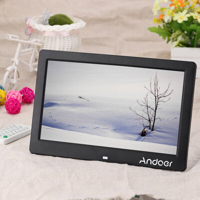 

101" HD Wide Screen High Resolution Digital Photo Picture Frame Alarm Clock MP3 MP4 Movie Player with Remote Control Christmas Gi
