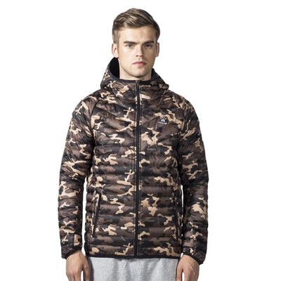 

KELME Mens Outwear Camouflage Padded Jacket Hooded Wadded Jacket