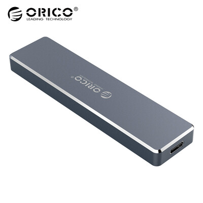 

ORICO external NVME M2 to Type-c mobile SSD box USB31 SSD all aluminum external box 10Gbps clamshell gray PVM2-C3
