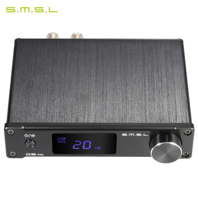 

SMSL Q5 pro Mini Portable HiFi Digital 35mm AUX Analog USB Coaxial Optical Stereo Audio Power Amplifier Amp with Remote Con