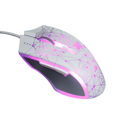 

Ajazz AJ119 Wired Gaming Mouse 6 Button LED 2400 DPI Optical DPI Computer Mouse Gamer Mice