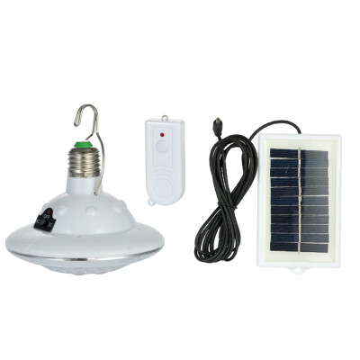 

22LED E27 Outdoor And Indoor Solar LED Lamp Hooking Camping Accessories Garden Night Remote Control Light