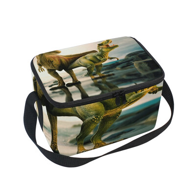 

ALAZA Lunch Box Insulated Special Dinosaur Lunch Bag Large Cooler Tote Bagfor Men Women