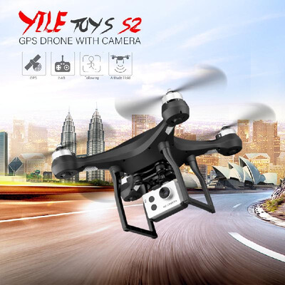 

YILE TOYS S2 GPS Drone with Camera 720P WiFi FPV Drone Auto Following Altitude Hold RC Quadcopter