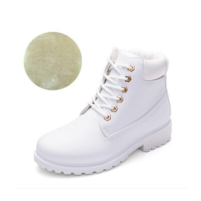 

2019 Hot New Autumn Early Winter Shoes Women Flat Heel Boots Fashion Keep warm Womens Boots Brand Woman Ankle Botas Camouflage