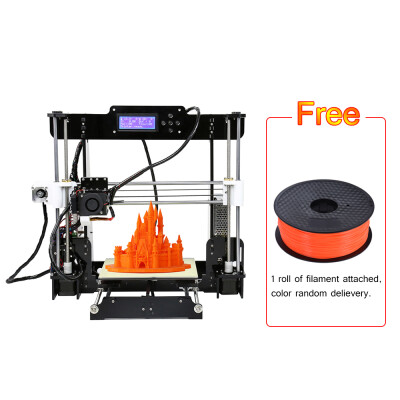 

Anet A8 Upgraded High Precision Desktop 3D Printer i3 DIY Kits Self Assembly Acrylic Frame Printing Size 220220240mm Support ABS