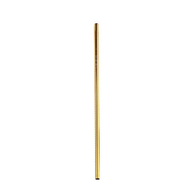 

Reusable Drinking Straw 304 Stainless Steel Metal Straw Straight Bent Colorful 1Pcs