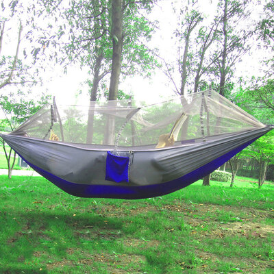 

Portable Single-person Mosquito Net Hammock Hanging Bed for Travel Camping