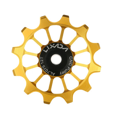 

Lixada Bicycle Rear Derailleur Pulley 12T MTB Road Bike Rear Derailleur Pulley Roller Bearing Jockey Wheel Bicycle Parts