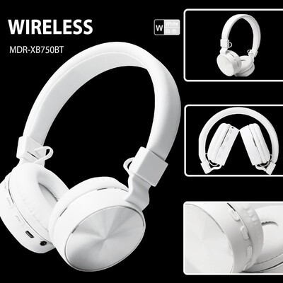 

New MDR-XB750BT Bluetooth Headset Stereo Headphones Foldable Card Interconnect Radio