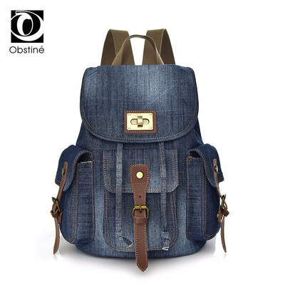 

2018 Vintage Backpack Women Canvas Drawstring Backpacks Womens Denim Back Packs School Bagpack for Teenage Girl Travel Bags