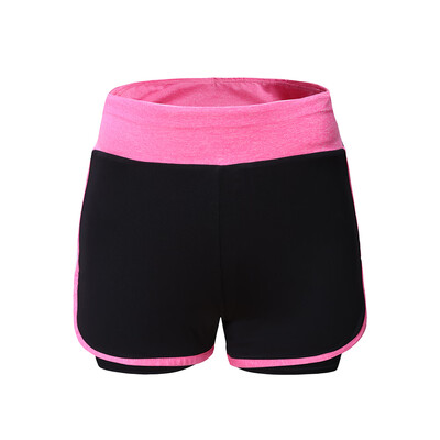 

2-in-1 Running Yoga Shorts for Women Workout Fitness Stretch Sport Shorts