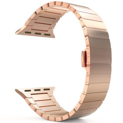 

Luxury Butterfly Clasp Stainless Steel Watch Bands for Apple Watch 40mm 44mm 38mm 42mm Strap For iwatch Series 4 3 2 1