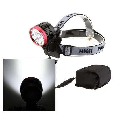 

6800 Lumens 3 Modes Adjustable Water Resistant Headband Headlight Rechargeable Bike Bicycle Front Light