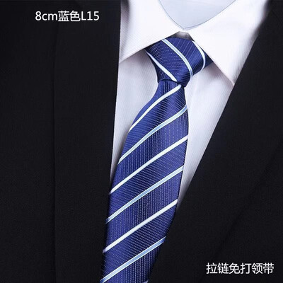

Aa-shop Men Free knot Zipper Easy Business Wedding man Wear Tie