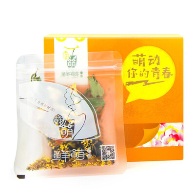 

2 Boxes Handmade Chinese Artistic Flower Tea Rose Osmanthus Tea Healthy Drink