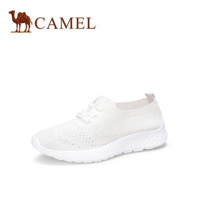 

Camel CAMEL Womens Lightweight Comfortable Lace-up Casual Shoes A912266149 White 39
