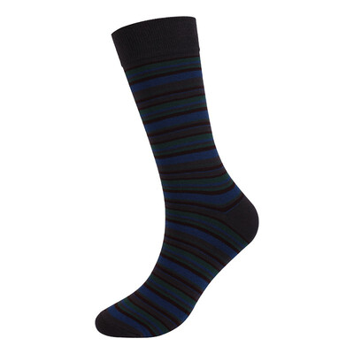 

LifeWheel Men & Women Colorful Funky Cotton Striped Pattern Long Dress Crew Socks For Thick Autumn Winter Business Casual