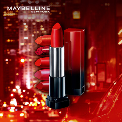 

Maybelline MAYBELLINE stunning long-lasting lipstick 02 firecrackers red 39g with box