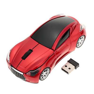 

24GHz Wireless Racing Car Shaped Optical USB MouseMice 3D 3 Buttons 1000 DPICPI for PC Laptop Desktop