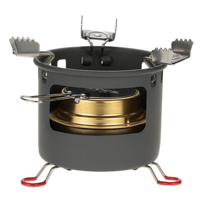 

ALOCS Camping Outdoor Spirit Alcohol Burner Camping Stove Alcohol Stove Bracket Support Set
